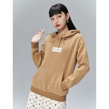 Women Sweatshirts Loose Letters Print Chic Casual Pullovers