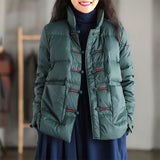 Jacket Long Sleeve Loose Casual Padded Coat Thicken Warm