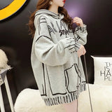 Women Hoodies Pullover Loose Fashion Commuter