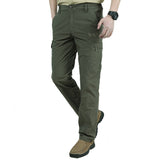 Military Style Cargo Pants Men Summer Waterproof Pockets Casual