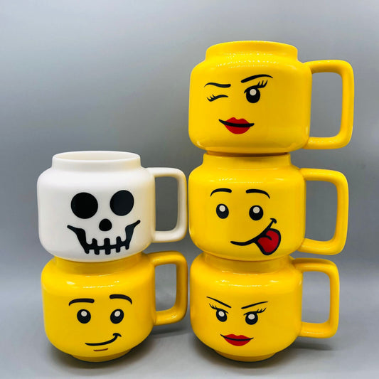 Smile Ceramic Mug Cartoon Coffee Milk Tea Water Cup Cute Funny Expression