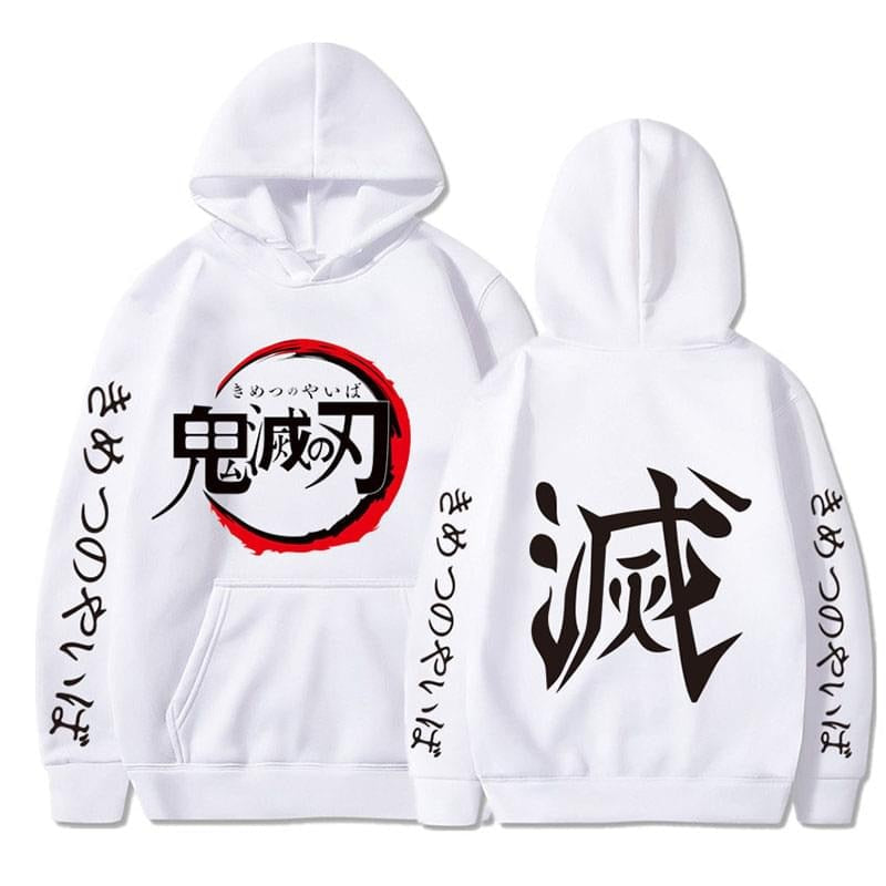 Men Hoodies Anime Streetwear Harajuku Pullover Hip Hop