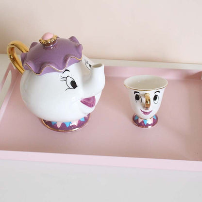 Mugs and Cups Tea Set Ceramic Cup Pot Set Birthday Gift Home Decoration