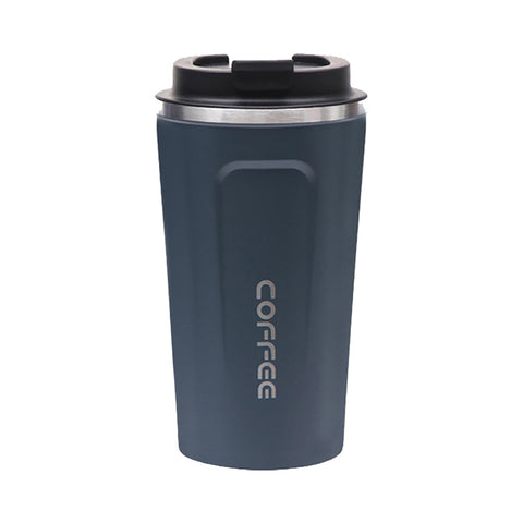 Mug Coffee Cup with Cover Stainless Steel Silicone Metal