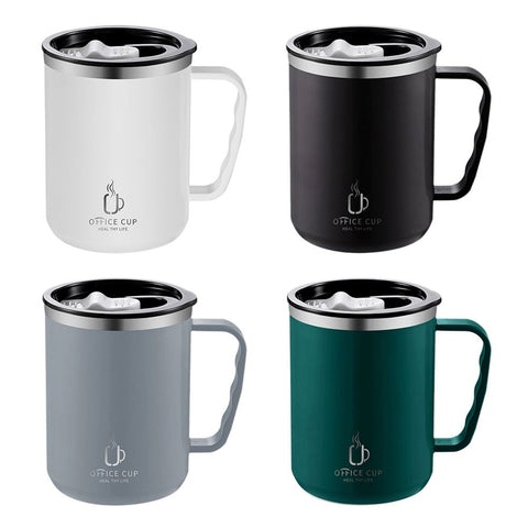 Stainless Steel Coffee Cup Mug With Lid Insulated Tumbler
