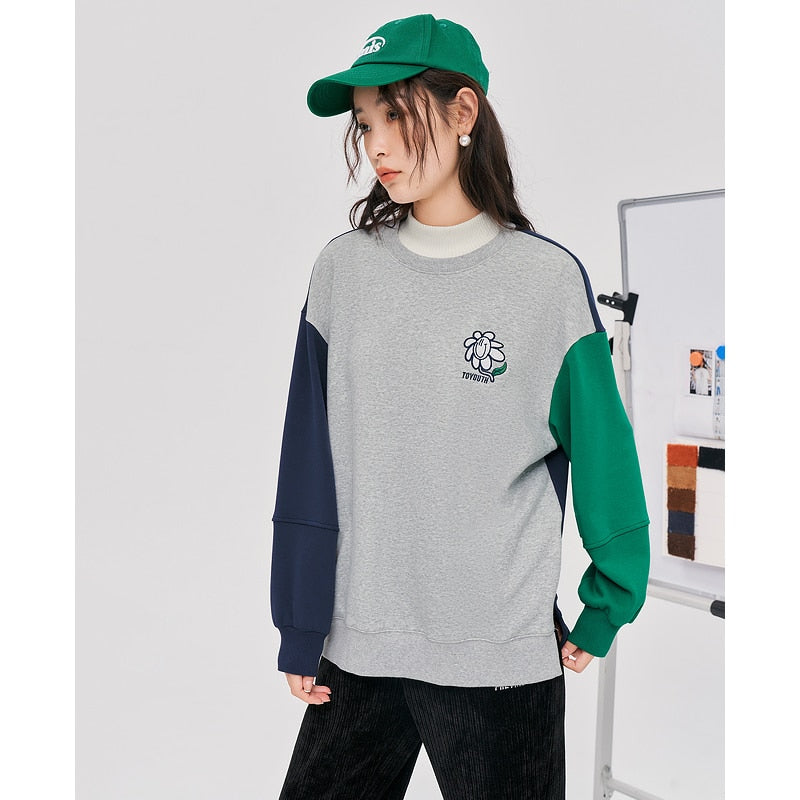 Vintage Casual Streetwear Damen Winterpullover Sweatshirts