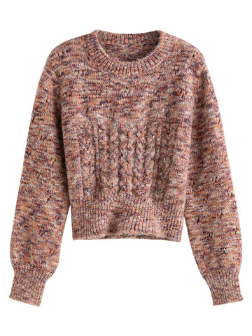 Twisted Sweater For Women's Autumn Winter New Hand Crochet Hollow Women