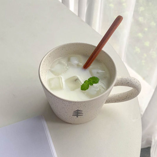 Mug Ins Style Design Mug Small Pine Pattern Coffee Cup