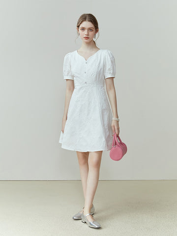 Dress for Women Summer  Style First Love Feeling Simple Little White