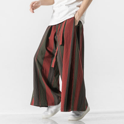 Harem Pants Casual Kimono Wide Leg Ice Silk Pants Chic Unique