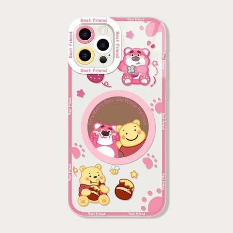 Cinnamoroll Hello Kitty Case for iPhone  Clear Silicone Cover Fundas