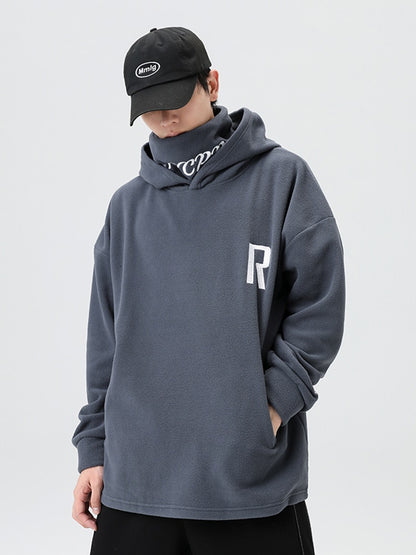 Männer Hoodies Streetwear Stickerei Lose Pullover