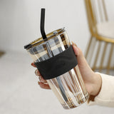 Coffee Glass Cup Heat Resistant Coffee Mug Wine Glasses Portable