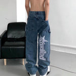 Men's Vintage American Jeans Spring and Autumn