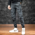 Neue Herren-Cargohose, stilvolle Seitentaschen und Jogger-Streetwear