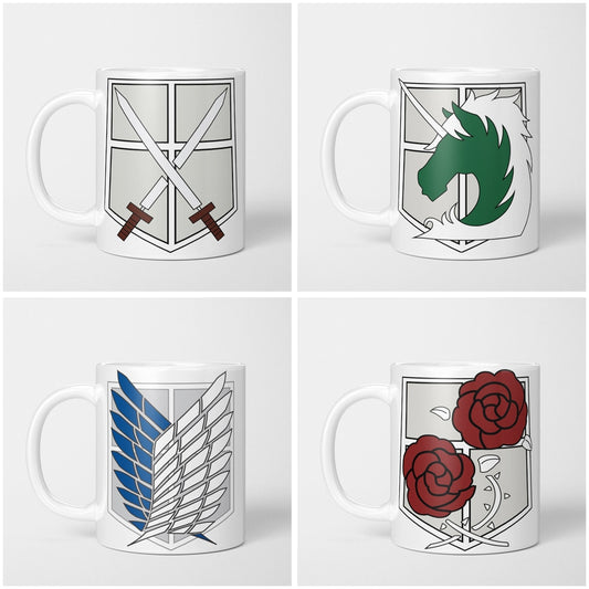 Attack on Titan ceramic water cup mug coffee mug milk mug beer