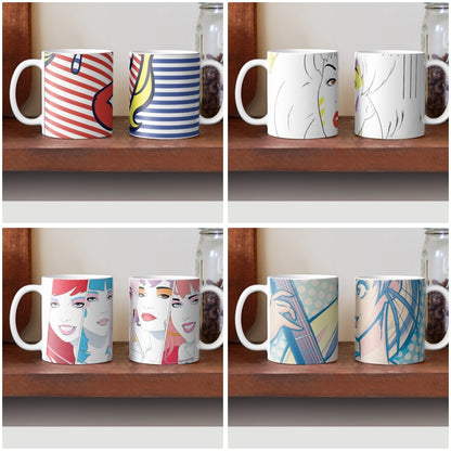 Custom funny Ceramic cups creative cups and cute mugs