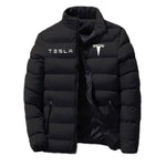 TESLA New Printing Cotton Clothing Winter Snowy Day Warm Jacket  Tops Coat Harajuku Hoodies - xinnzy