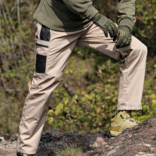 Men Cargo Pants Military Tactical Outdoor Hiking Waterproof Multi-Pocket