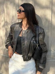 Women's Leather Jacket Stay Stylish and Warm in the Winter