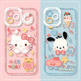 Hello Kitty Pochacco Soft Case for Samsung Galaxy