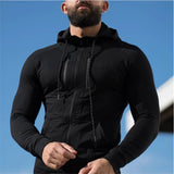 Gym Sport Running Training Fitness bodybuilding Sweatshirt Outdoor Sportswear Hooded