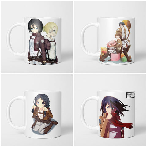 Attack on Titan Keramik-Wasserbecher, Milchbecher, Kaffeebecher, Bier