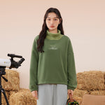 Women Sweatshirt Long Sleeve Half Turtleneck Loose Hoodie Casual Streetwear Pullover - xinnzy