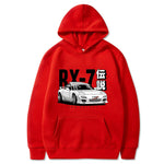 Männer Hoodies Harajuku RX7 FD Drift Japanische Autos Casual