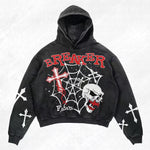 Hoodies American Goth Streetwear