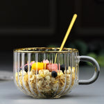 Glass Mug Home Coffee Cup Gold-plated Transparent Tea Milk Cup Coffee