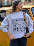 Print Graphic Sweatshirts Casual Hoodie Pullover Fashion Vintage