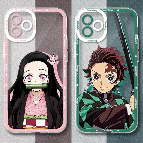 Anime Demon Slayer Soft Case for OnePlus Clear Silicone Cover