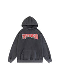 Urban Vibes Herren Hip Hop Streetwear Hoodies Trendige Buchstabenbedruckte Paarkleidung für den Herbst