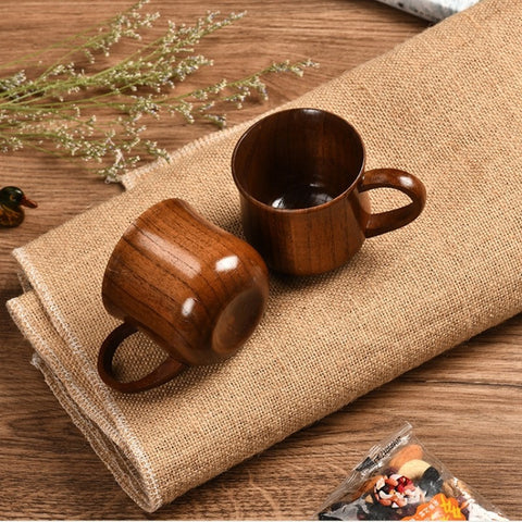Original handgefertigte Tasse aus Naturholz, korrosionsbeständige Teetasse, Kaffeetasse