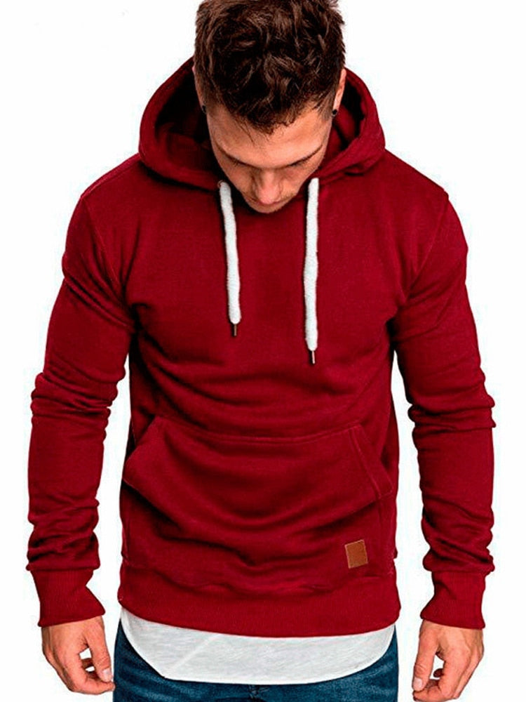 Covrlge Hoodies Mens Sweatshirt Long Sleeve Casual