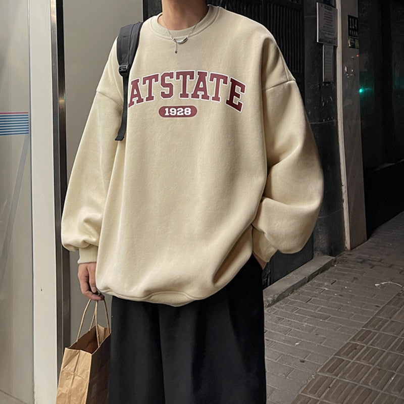 Men Sweatshirts Harajuku Unisex Pullovers