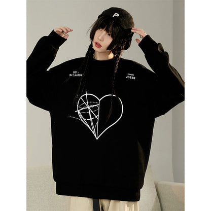 Sweatshirt Women Fashion Love Long Sleeves