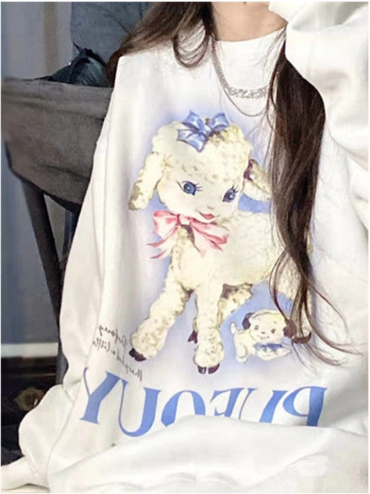 Anime Sweatshirts süße Cartoon Frauen Harajuku Streetwear