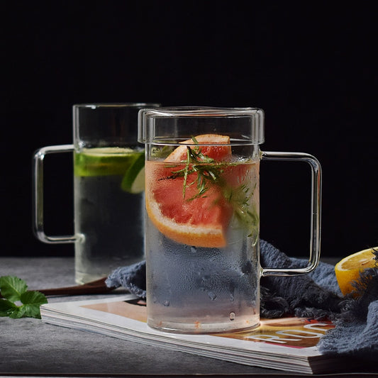 Coffee Mug Handmade Heat Resistance Clear Glass Mug Tea