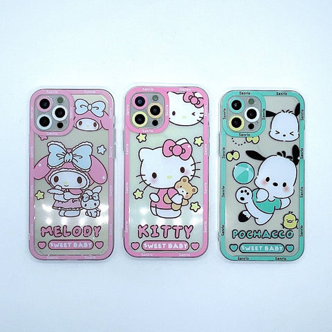 Sanrio Hello Kitty MyMelody Pochacco Handyhülle für iPhone