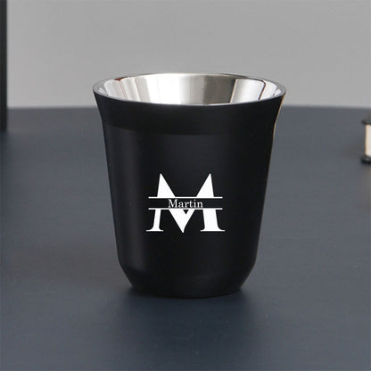 Stainless Steel Espresso Cups Double Wall Insulated Cups Coffee Cup