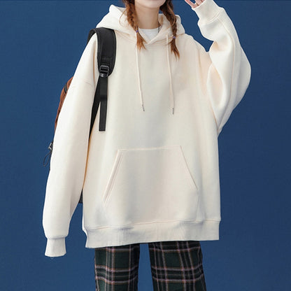 Women Hoodies Pullovers Oversize Hooded  Thicken Warm